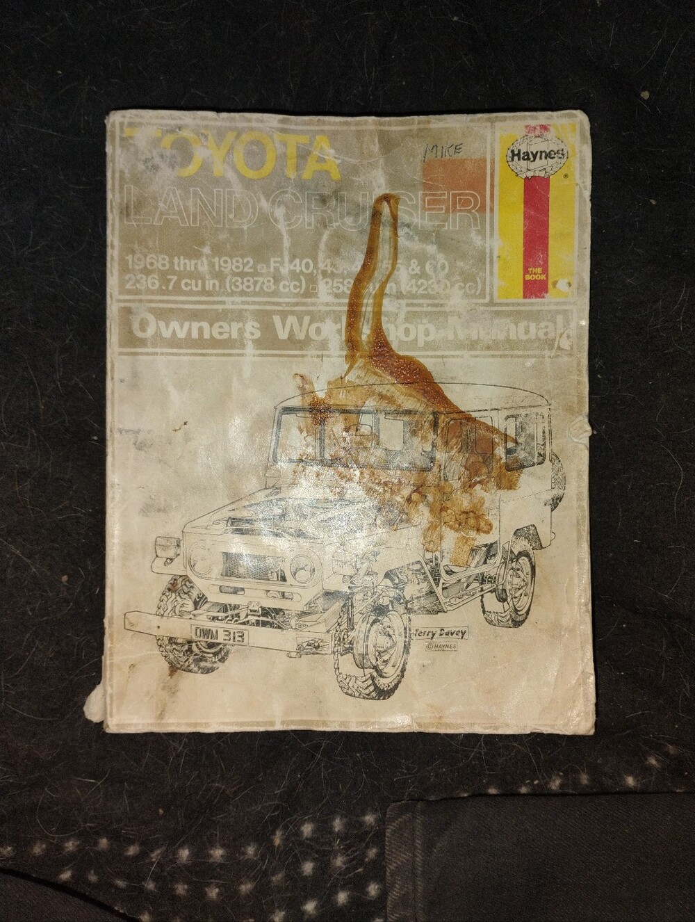 Toyota Land Cruiser FJ40, 43, 45, 55 &60 ('68-'82) Haynes Repair Manual READ DSP